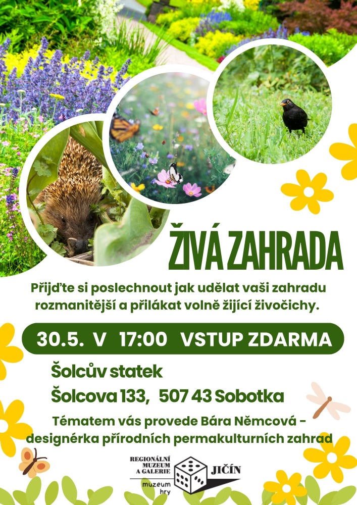 Živá zahrada s designérkou permakulturních zahrad Bárou Němcovou